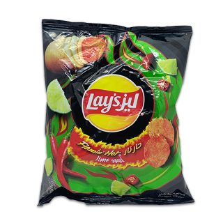 Lays Flamin Hot Lime Chips 200g, Imported