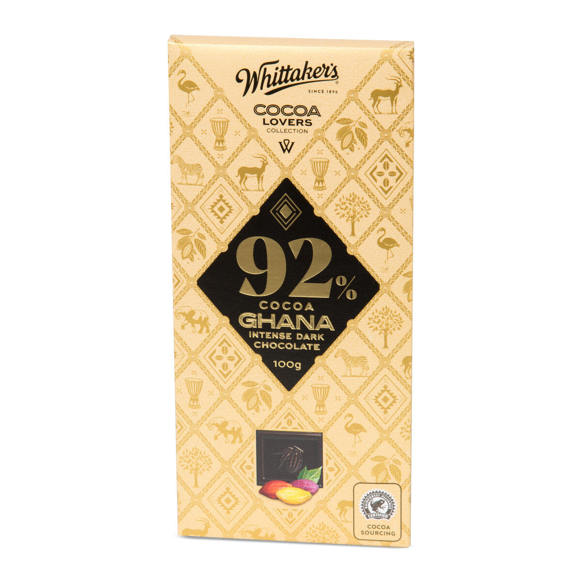 Whittaker's Cocoa Lovers Collection 92% 100G | Imported | Made in New Zealand
