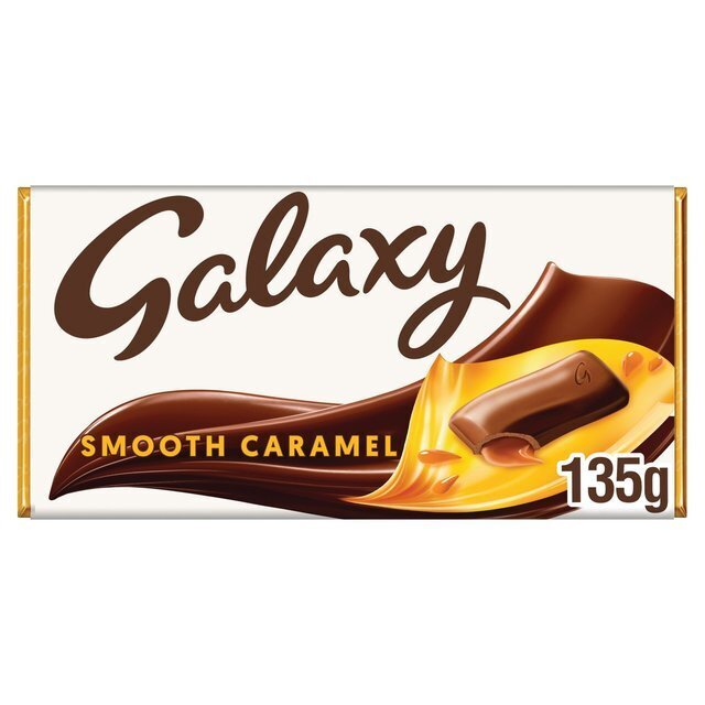 Galaxy Bar 135g Smooth Caramel Chocolate, Imported