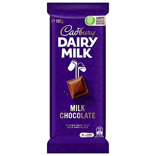 Cadbury Dairy Milk Australia - Milk Chocolate - 180G
