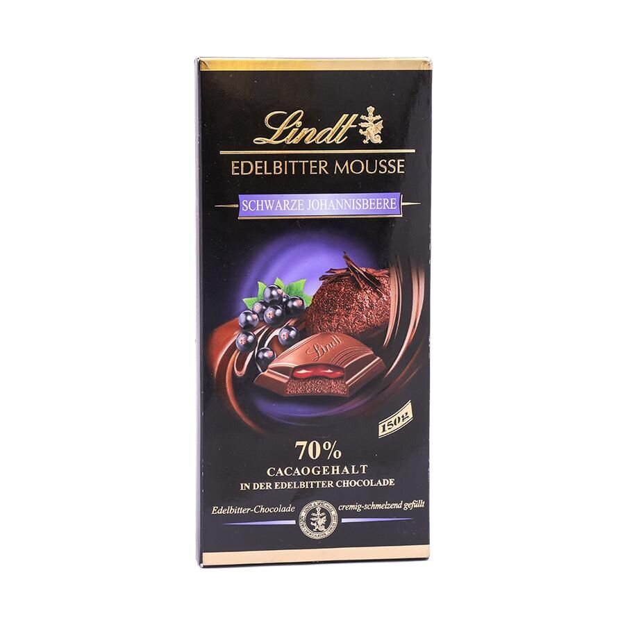 Lindt 70% Schwarze Johannisbeere 150 G
