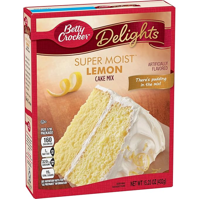 Betty Crocker Lemon Cake Mix 432G