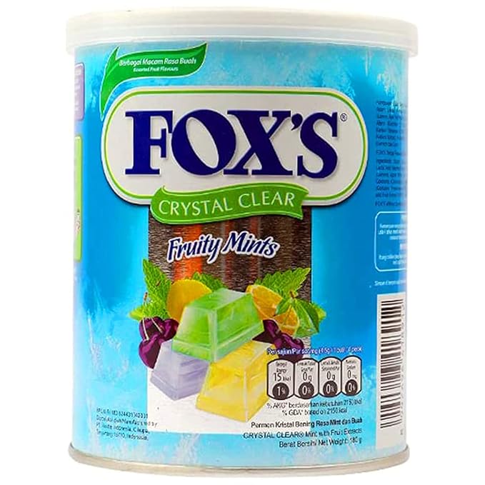 Fox's Crystal Clear Fruity Mints 180G