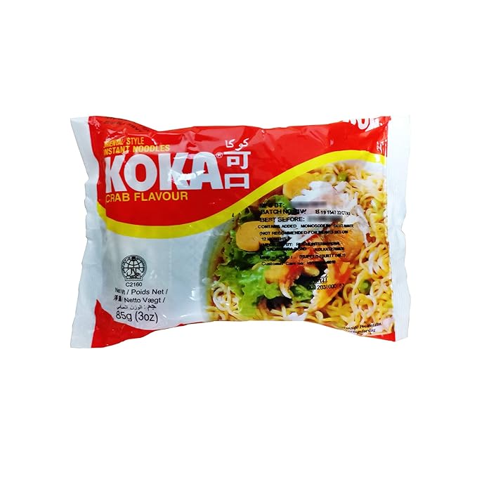 Koka Crab Flavour Oriental Instant Noodles 85G