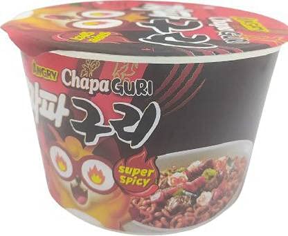 Nongshim Angry Chapa Guri Super Spicy Noodles Cup 114G