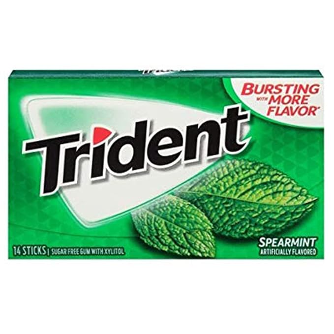 Trident Spearmint Gums (14 Sticks) 28g