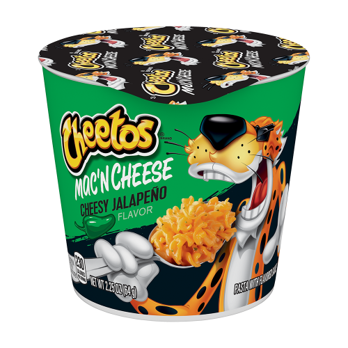 cheetos mac & cheese cheesy jalapenos cup