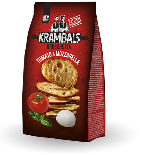 Krambals bruschetta tomato & mozzarella