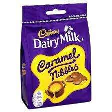 Cadbury Dairy Milk Caramel Nibbles (120g) - Imported UK Milk Chocolate