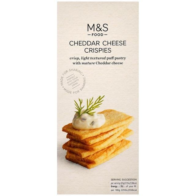 M&S Cheddar Cheese Crispies | Breakage-Proof packing  Imported