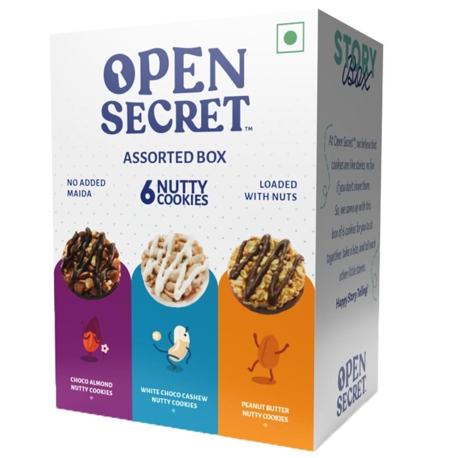 OPEN SECRET ASSORTED COOKIES BOX 75G – Swad India