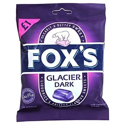 Fox's Glacier Dark Candy 130G | Imported