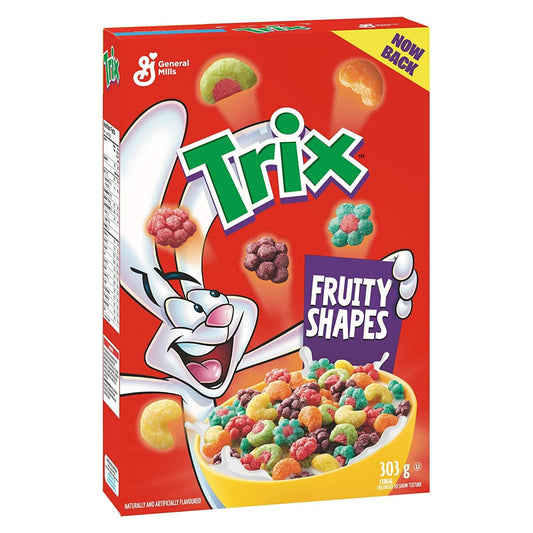General Mills Trix Fruity Shapes Cereal 303G