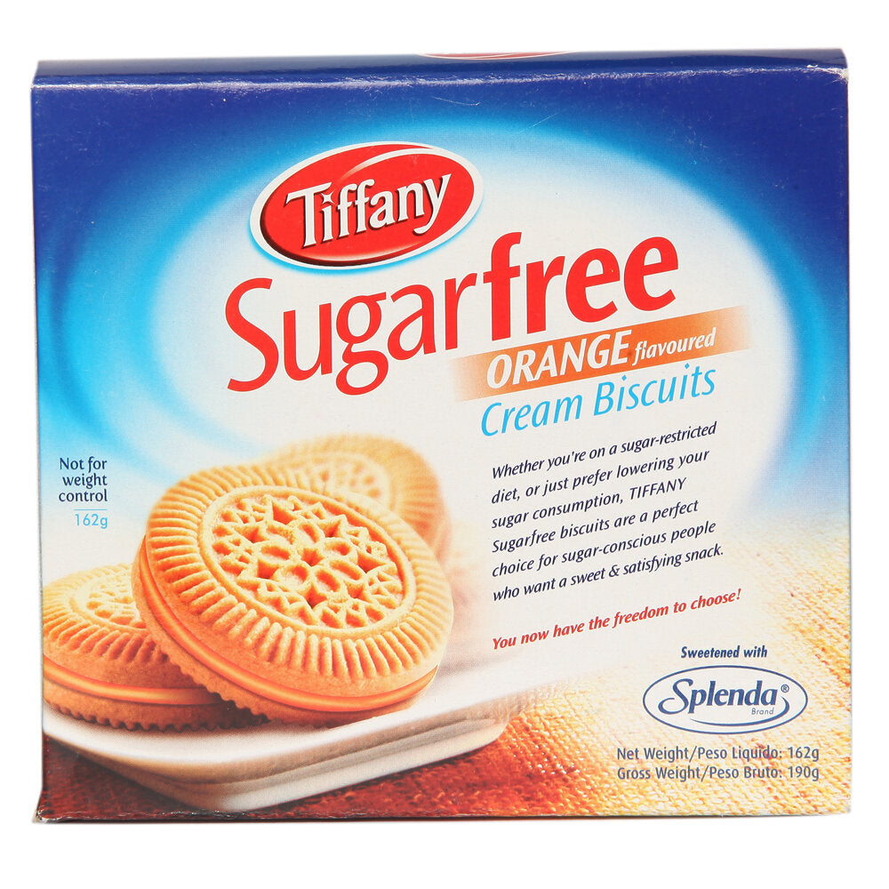 Tiffany Sugar free Orange Cream Biscuit 162g, Imported