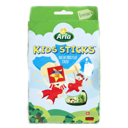 Arla Kids Sticks Cheese (108g) | Fun & Nutritious Cheese Snack (Imported from Denmark)