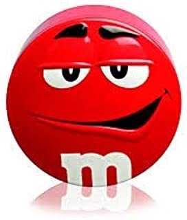 M&M Chocolate Smiley Tin - Red 200g | Imported From UK