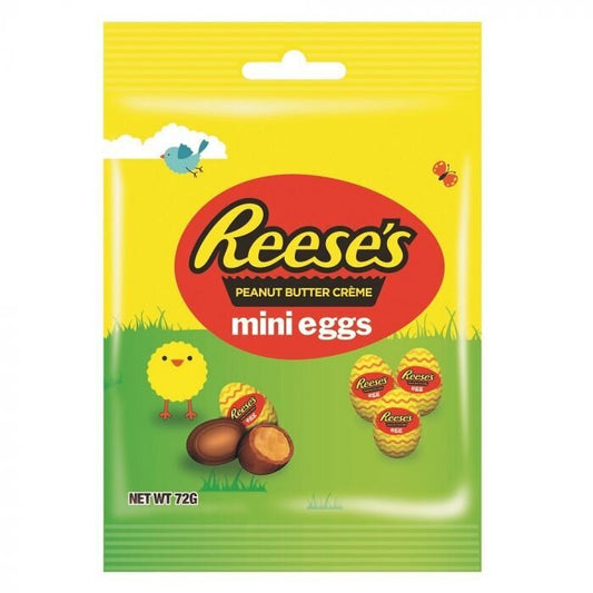 Reese's Peanut Butter Creme Mini Eggs - 72g | Imported