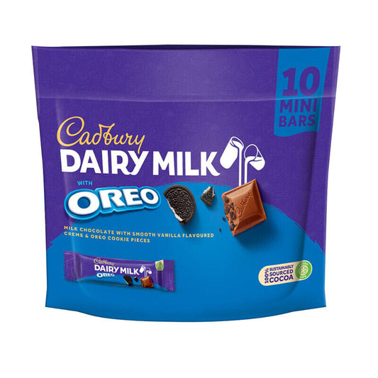 Cadbury Dairy Milk Oreo Mini Bars - 150g | Imported From UK