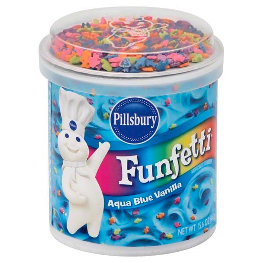 Pillsbury FunFetti Aqua Blue Vannila - 442g