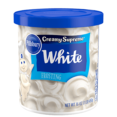 Pillsbury White Creamy Supreme Frosting - 453g
