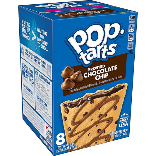Kellogg's Pop-Tarts Frosted Chocolate Chip (384g) - Imported from USA