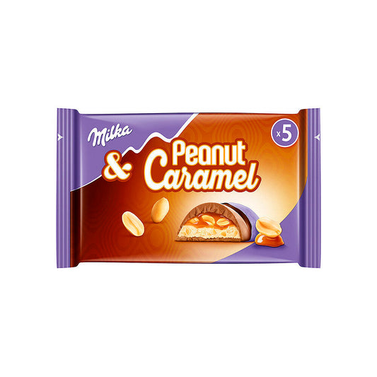 Milka Peanut & Caramel Bars - 185g