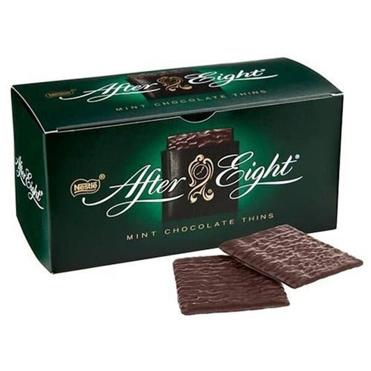 Nestle After Eight Mint Chocolate Thins (200g) - Imported Dark Chocolate & Refreshing Mint in Melt proof Packing