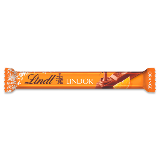 Lindt Lindor Orange Chocolate Bar 38G