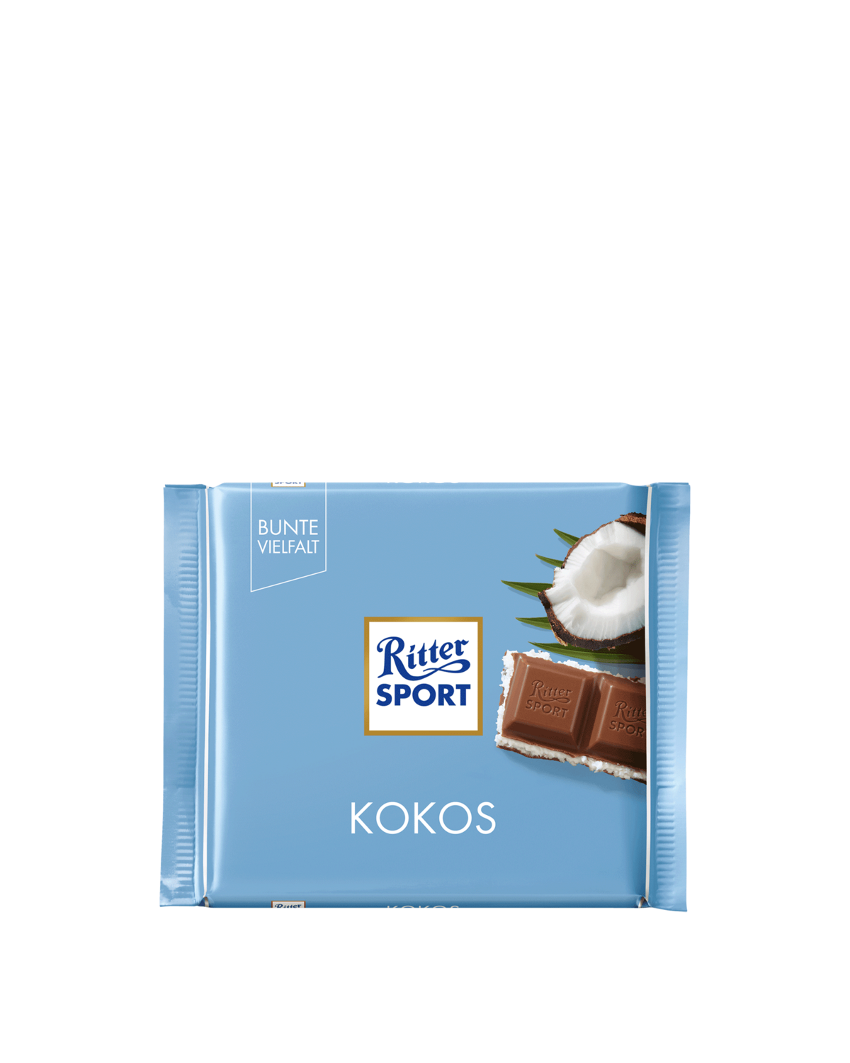 Ritter Sport Coconut Chocolate Bar (100g) - Imported German Chocolate