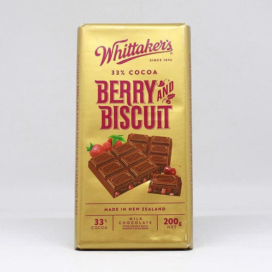 Whittaker's 33% Cocoa Berry And Biscuit