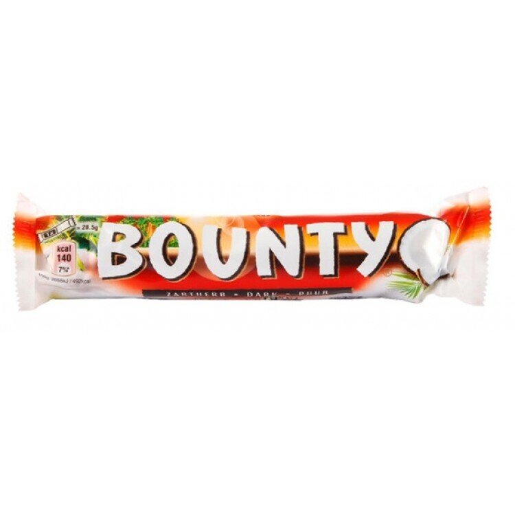 Bounty Dark Pour Chocolate (57g) - Rich & Creamy Dark Chocolate with Coconut | Imported