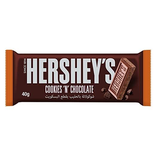 Hershey's Cookies And Chocolate Bar 40G