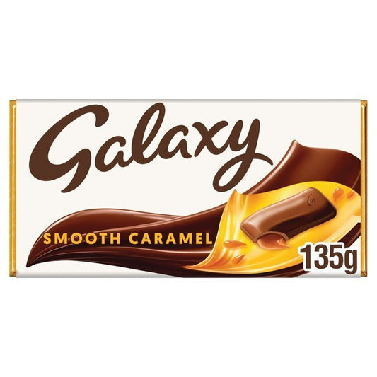 Galaxy Bar 135g Smooth Caramel Chocolate, Imported