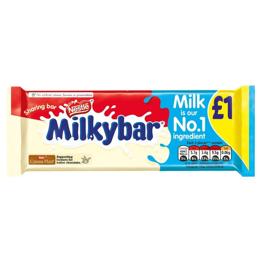 Milkybar White Chocolate Bar - Authentic UK Import (24g)