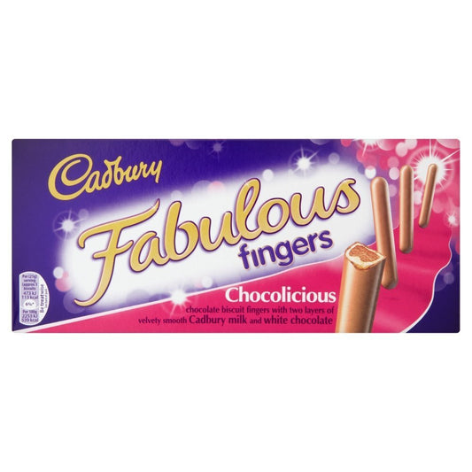 Cadbury Dairymilk Fabulous Fingers White Chocolate 110G