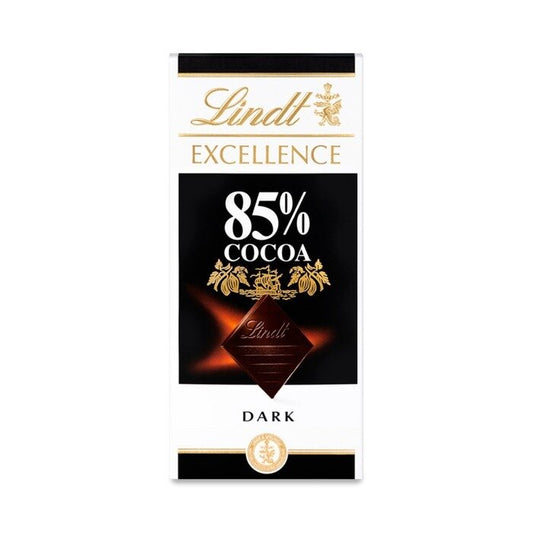 Lindt Excellence Intense Dark 85% Cocoa Chocolate Bar 100G