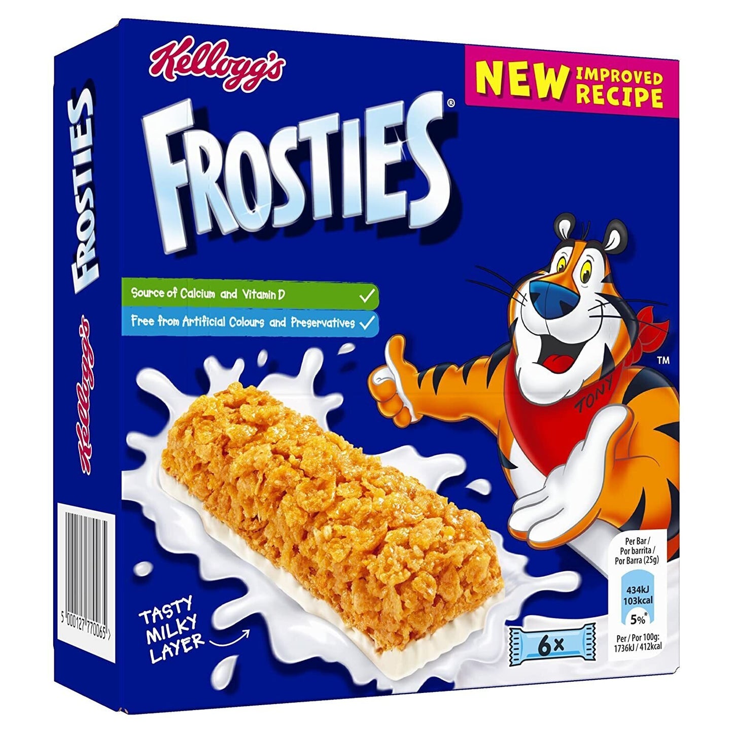 Kellogg's Frosties Cereal Bars (150g) - Imported Snack Pack