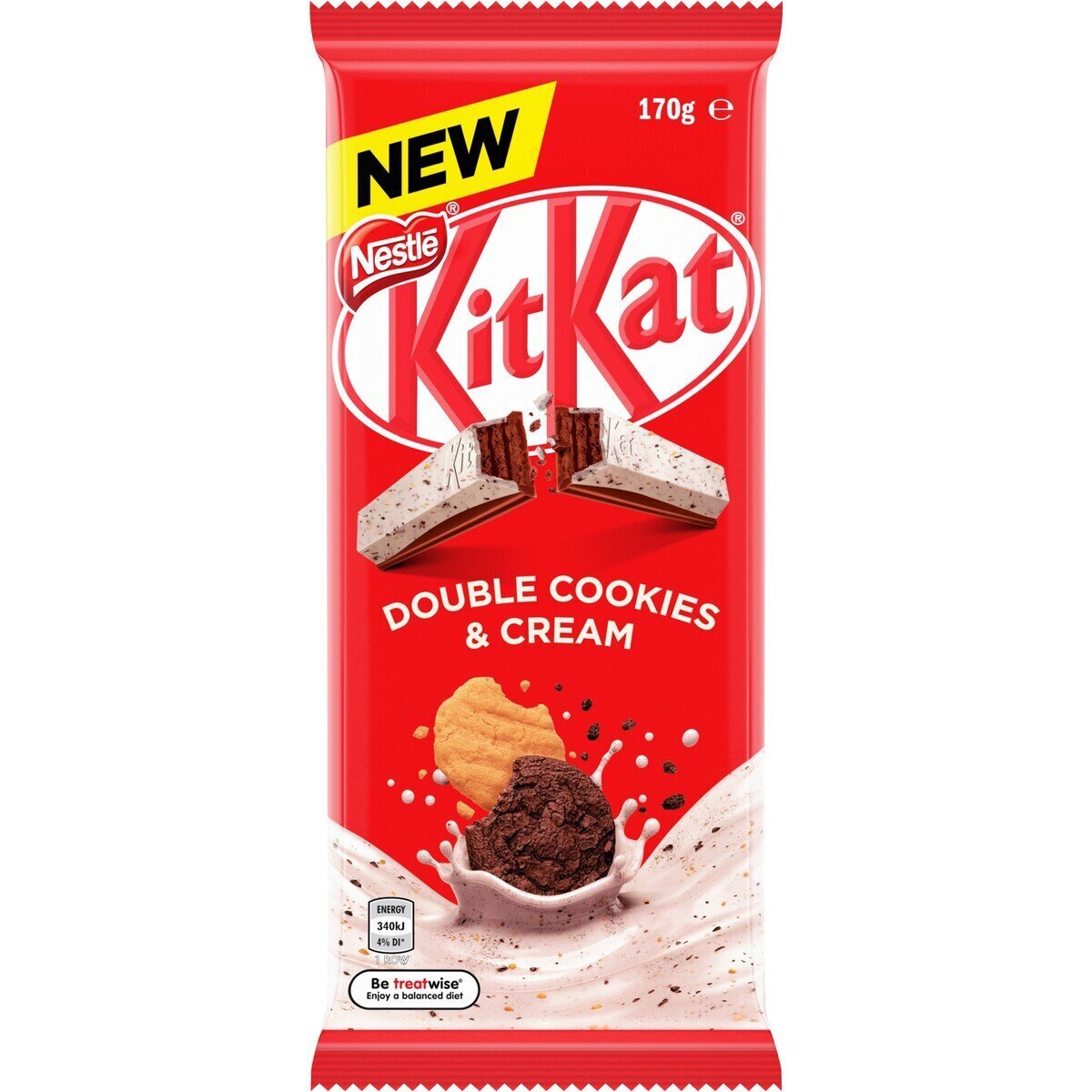 Kitkat Double Cookies & Cream Chocolate Bar - 170G