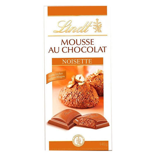 Lindt Mousse Au Chocolat Noisette (140g) - Indulgent Hazelnut Mousse | Imported Chocolate