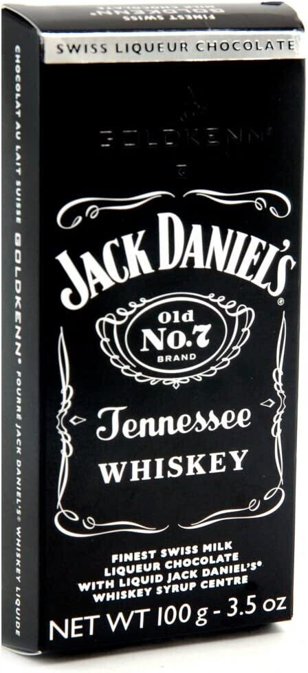 Goldkenn Jack Daniel’s Tennessee Liqueur Swiss Chocolates Bar 100g