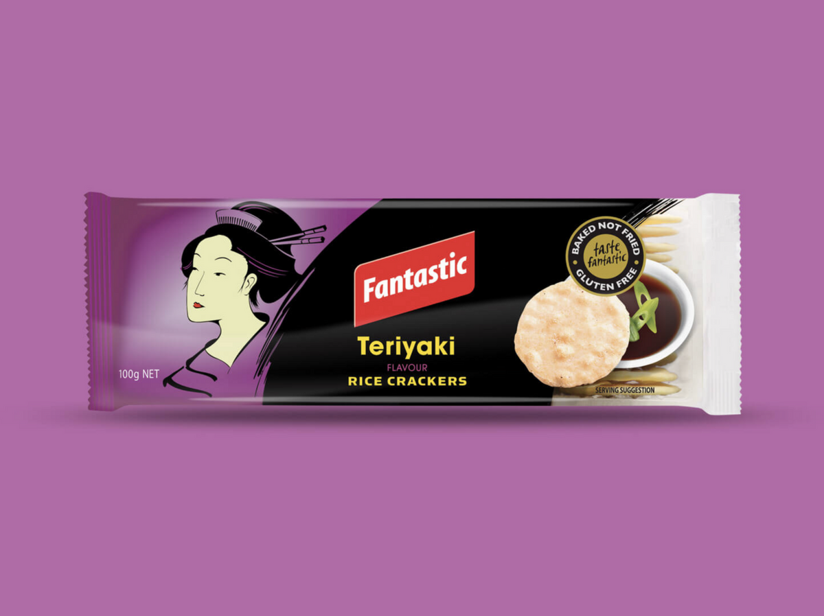 Fantastic Rice Crackers - Teriyaki, 100 g | Imported