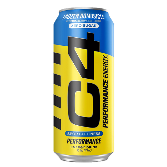 C4 Imported Energy Drink - Frozen Bombsicle (16oz) | Sugar-Free Pre-Workout