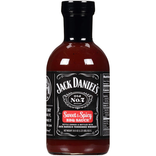 Jack Daniel's Sweet & Spicy BBQ Sauce - Premium Imported Grilling Glaze