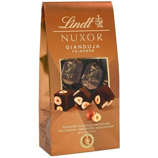 Lindt Nuxor Dark Gianduja Feinherb (200g) - Imported from Germany