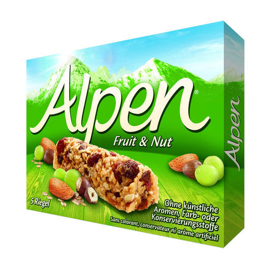 Alpen Fruit & Nut Muesli Bar 140G