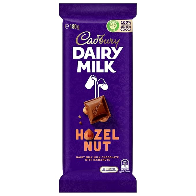 Cadbury Dairy Milk Creamy Hazelnut 180G