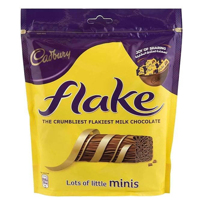 Cadbury Flake The Crumbliest Milk Chocolate Minis 174G