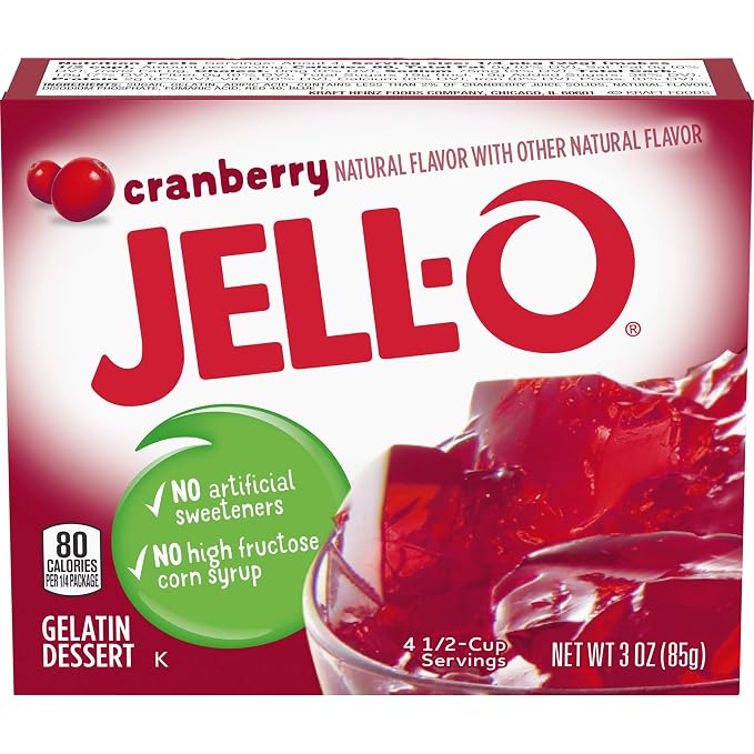 Jello Cranberry 85G