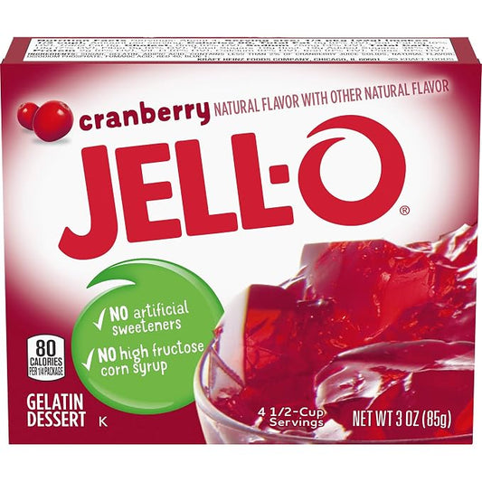 Jello Cranberry 85G