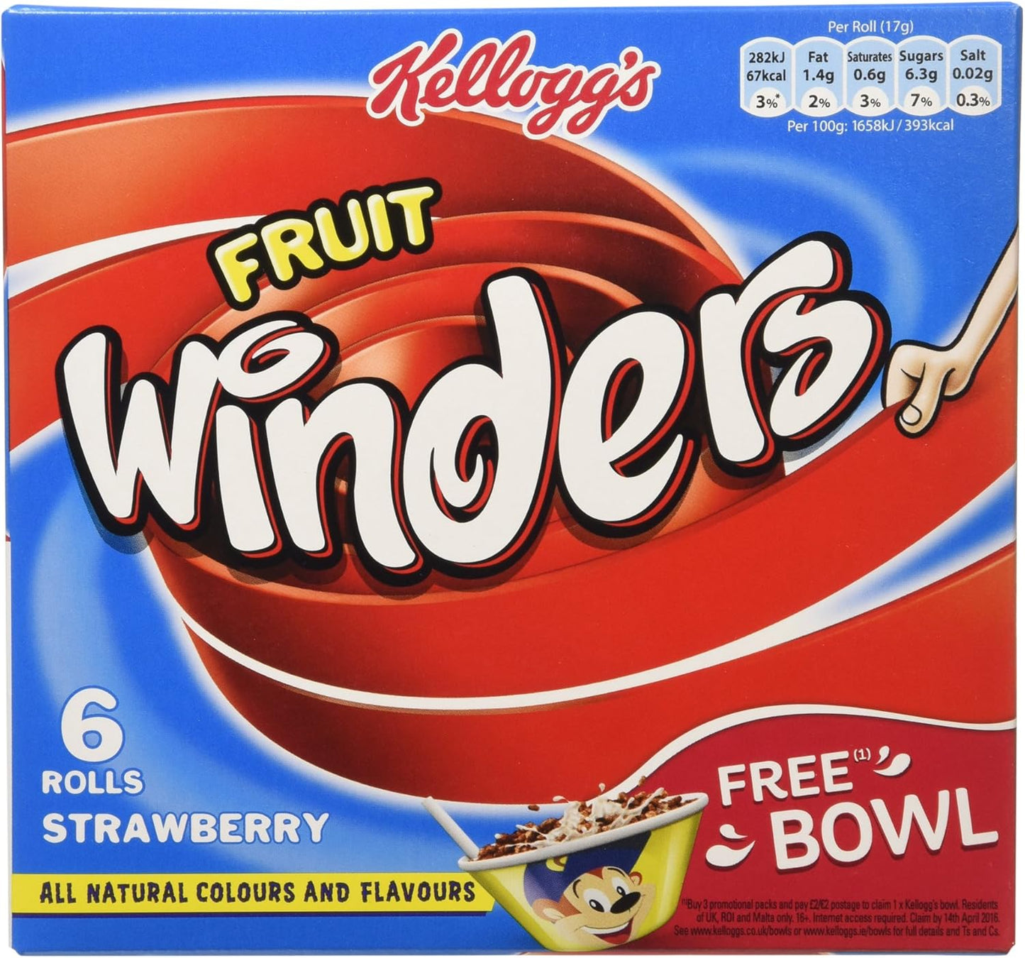 Kelloggs Fruirt Winders Strawberry 102G